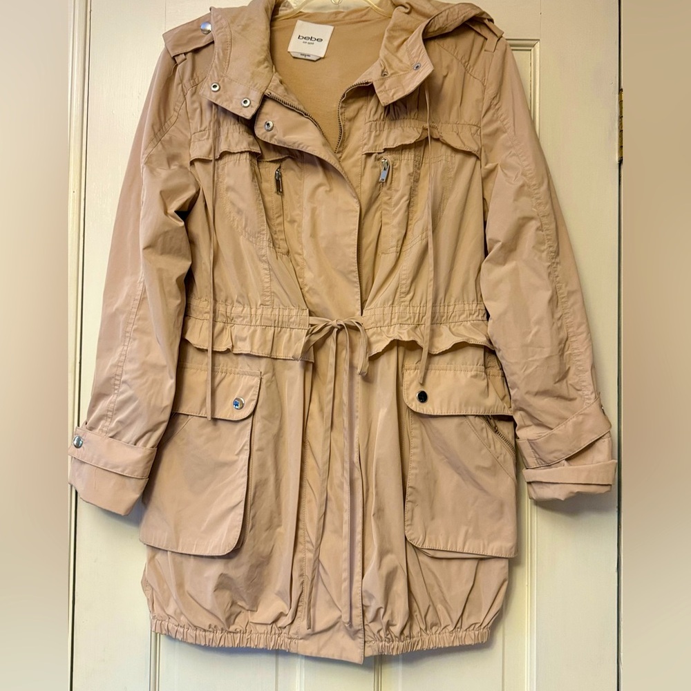 BEBE Water Resistant Utility Jacket